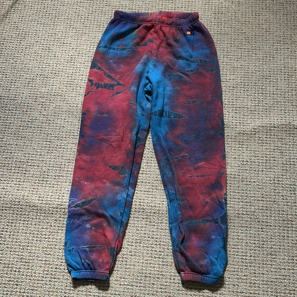 Aviator Nation tie dye sweatpants sz L - Picture 3 of 7